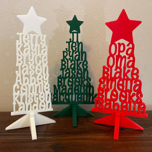 Personalized Name Christmas Tree Decoration Gift