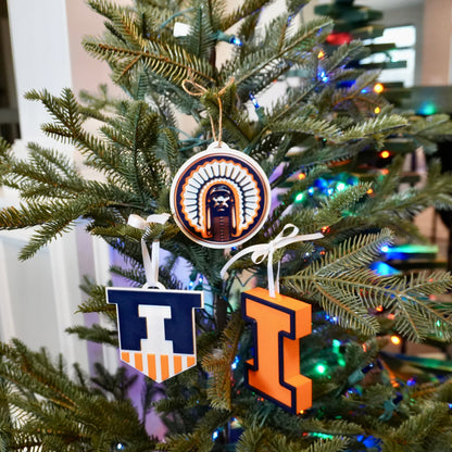 University of Illinois Fighting Illini Custom Ornament