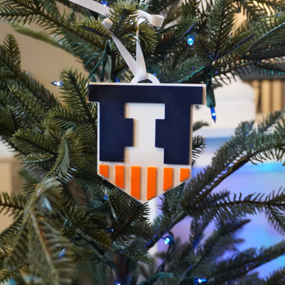 University of Illinois Fighting Illini Custom Ornament