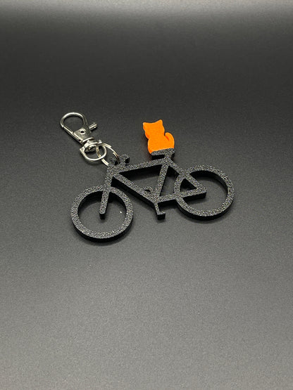 Cats On Bikes! Keychain